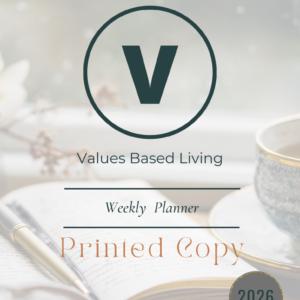 2026 VALUES WEEKLY PLANNER - HARD COPY